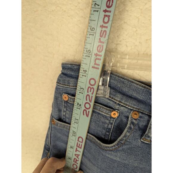 MADEWELL High Rise Denim Cut Off Jean Shorts 32 - Picture 4 of 10